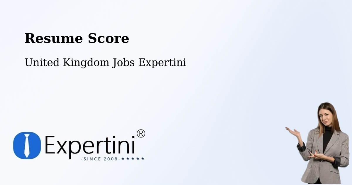 Resume Score & Job Description Match Tool – Bedale - United Kingdom Jobs Expertini